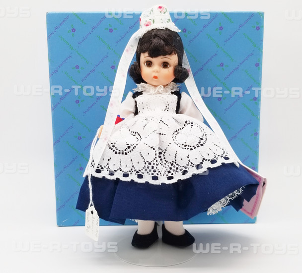 Madame Alexander 1990 France Doll No. 517 w/ Tag Miniature Showcase NIB