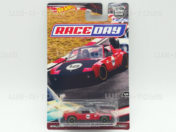 Hot Wheels Race Day Porsche 914-6 Metal 3/5 Real Riders NRFP