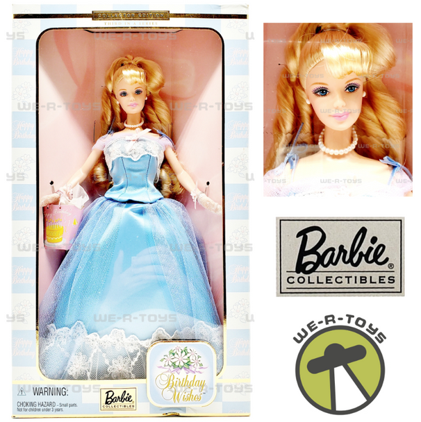 Birthday Wishes Barbie Doll Third In A Series Collector Edition 2000 Mattel