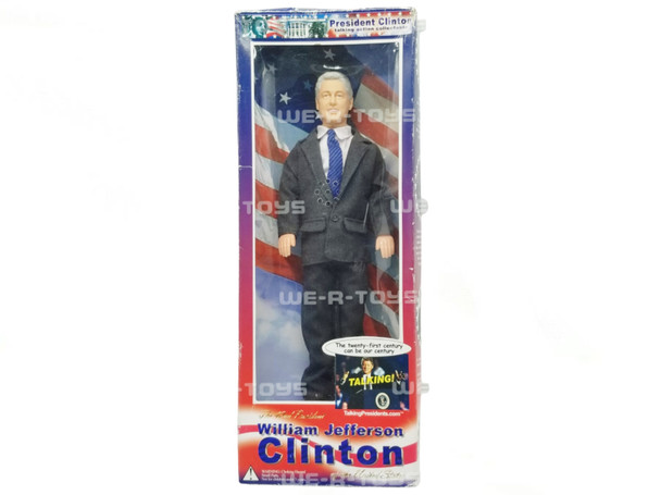 President Clinton Talking Action Collectable Doll 12" Talking Presidents 81946