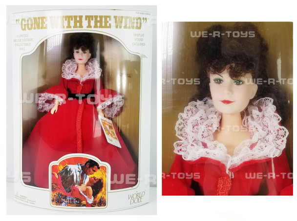 Gone With The Wind Scarlett O'Hara Doll No. 71155 Red Outfit World Doll NRFB