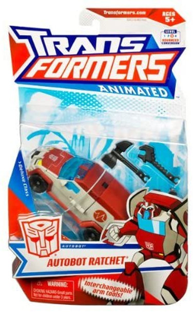Transformers Animated Autobot Ratchet Deluxe Class Action Figure 2007 Hasbro