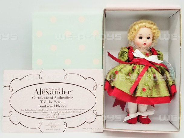 Madame Alexander 8" Tis' The Season Doll No. 40870 NIB