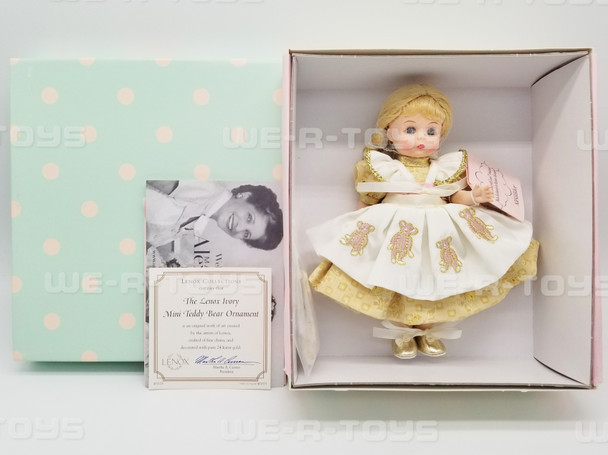 Madame Alexander Christmas Bear with Lenox Ornament Doll No. 38535 NEW