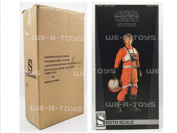 Star Wars Sideshow Collectibles Luke Skywalker Red 5 X-Wing Pilot Scale Figure