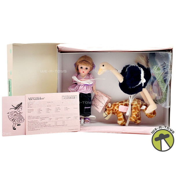 Madame Alexander Wendy Visits The Zoo 8" Doll Set No. 39845 NEW