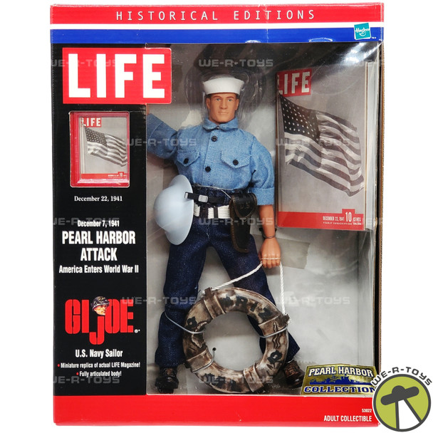 G.I. Joe Historical Editions Pearl Harbor US Navy Sailor 12" Action Figure 2000