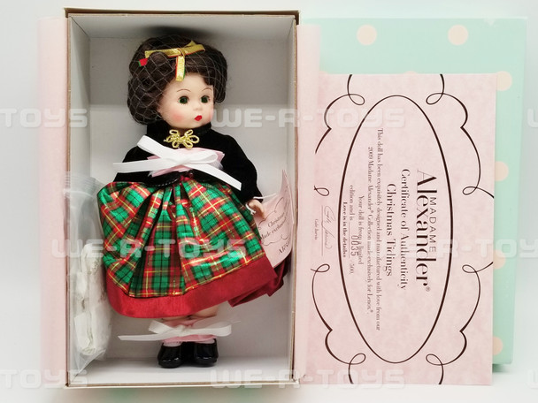 Madame Alexander Christmas Tidings Doll No. 50895 NEW