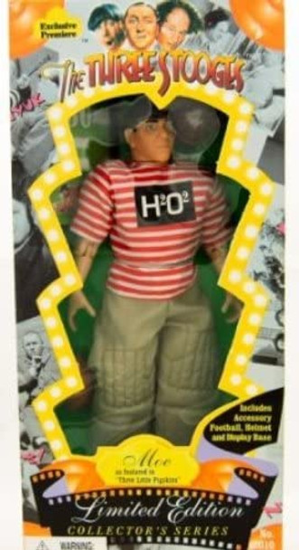 The Three Stooges Moe Limited Edition Action Figure in Three Little Pigskins