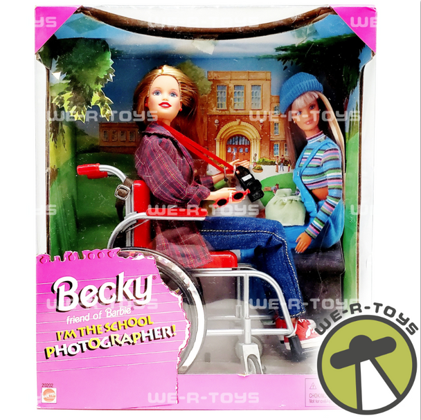 Becky I'm the School Photographer Friend of Barbie Doll 1998 Mattel 20202