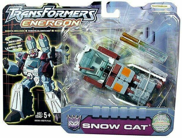 Transformers Energon Snow Cat Combat Class Decepticon Action Figure 2003 Hasbro