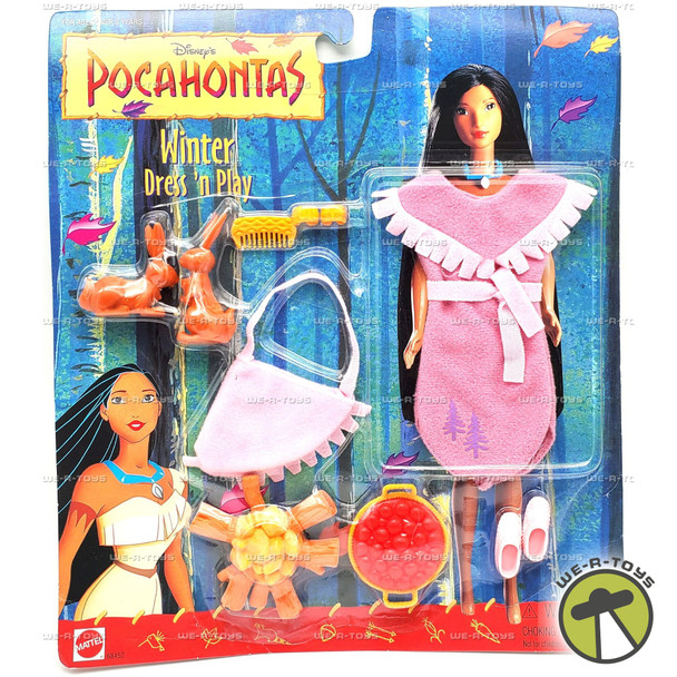 Disney's Pocahontas Winter Dress 'n Play Doll Fashions Mattel No. 68452