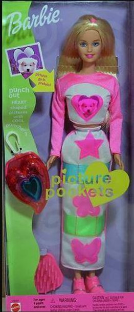 Barbie Picture Pockets Barbie Doll 2000 Mattel #28701