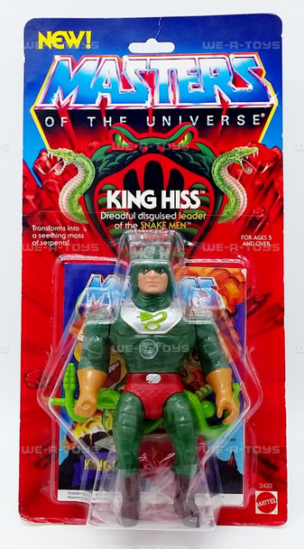 MOTU Masters of the Universe King Hiss 6" Action Figure 1985 Mattel No. 2420 NEW