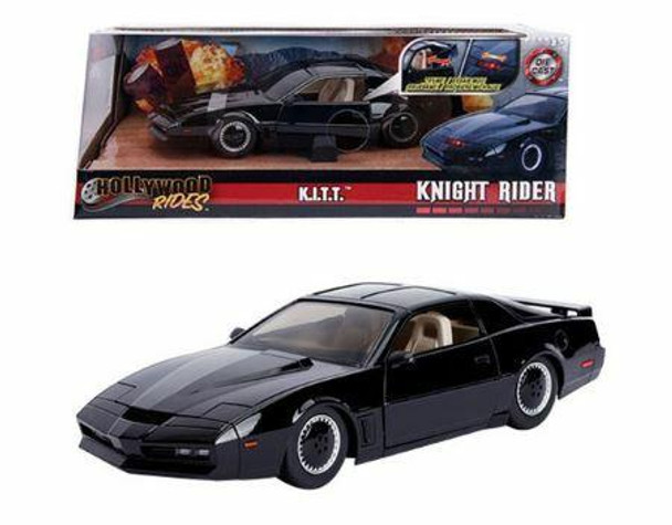 Knight Rider Hollywood Rides Knight Rider KITT 1982 Pontiac Trans Am 124 Scale Die-Cast Car PREORDER - Expected Ship Date July 2022