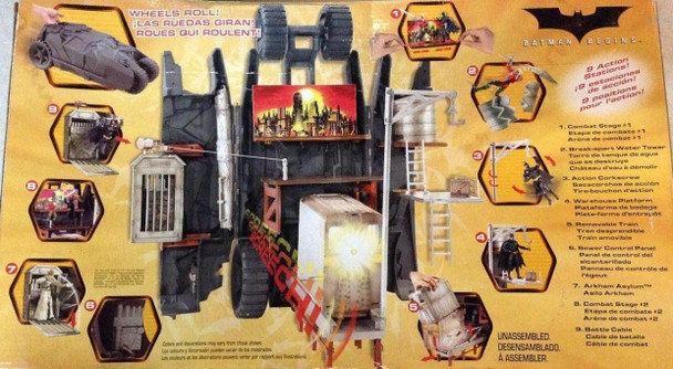 Batman Begins Transforming Gotham City Playset Batmobile Mattel H5781 2005 for sale online 