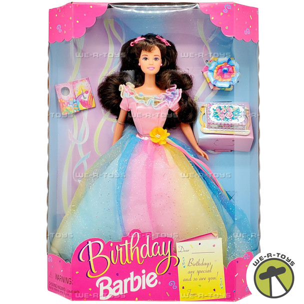 1997 Birthday Barbie Doll Brunette The Prettiest Way To Celebrate Your Birthday