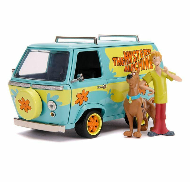 Scooby-Doo Mystery Machine with Scooby and Shaggy Figures 124 Die-Cast Vehicle PREORDER - Expected Ship Date June 2022