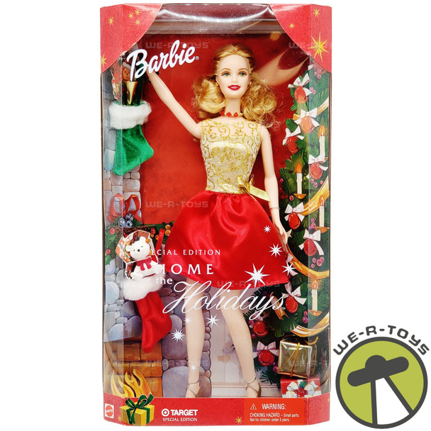 Home for the Holidays Barbie Doll Target Exclusive 2001 Mattel 52834 NEW