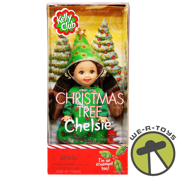 Barbie Kelly Club Christmas Tree Chelsie Doll 2001 Mattel No. 55645 NEW