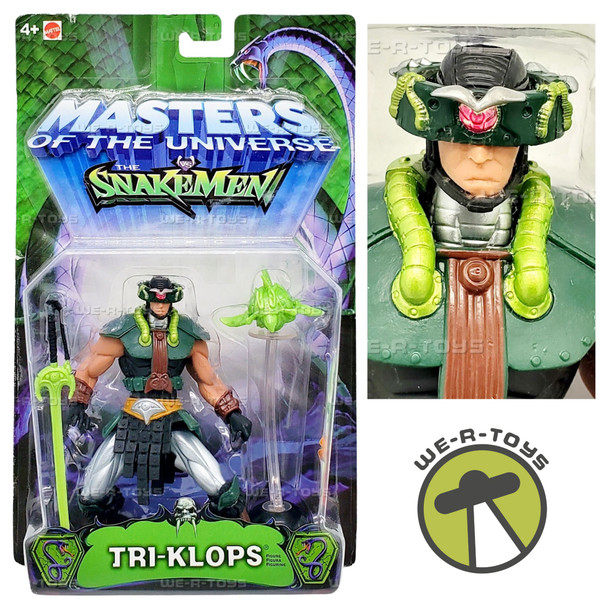 Master Of The Universe vs The Snakeman Tri-Klops Action Figure 2003 Mattel C5836