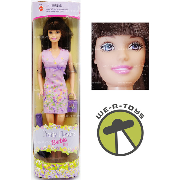 Pretty Flowers Barbie Doll Brunette Fashion Avenue Series 1999 Mattel 24654 NRFB