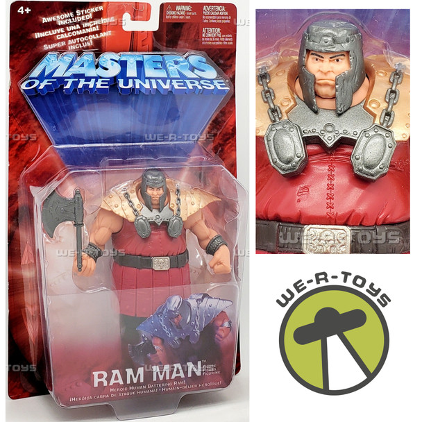 Masters of the Universe Ram Man Action Figure Gold 2002 Mattel No. 55576