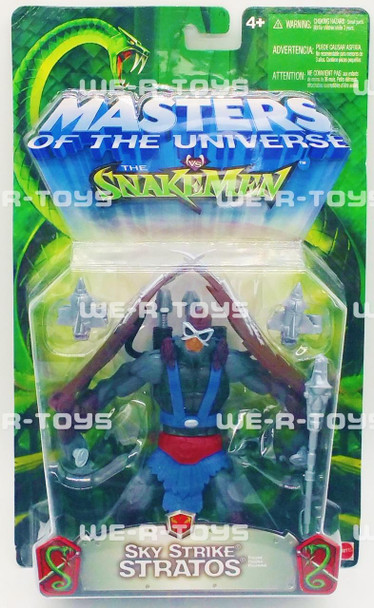 MOTU Masters of the Universe Snakemen Stratos Figure MOTU 2003 Mattel C5823 NRFP