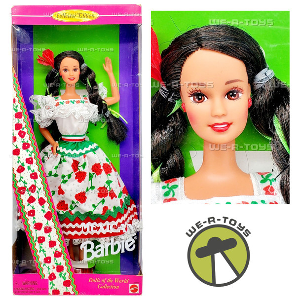 Barbie Dolls of the World Collection Mexican Barbie Doll 1995 Mattel 14449