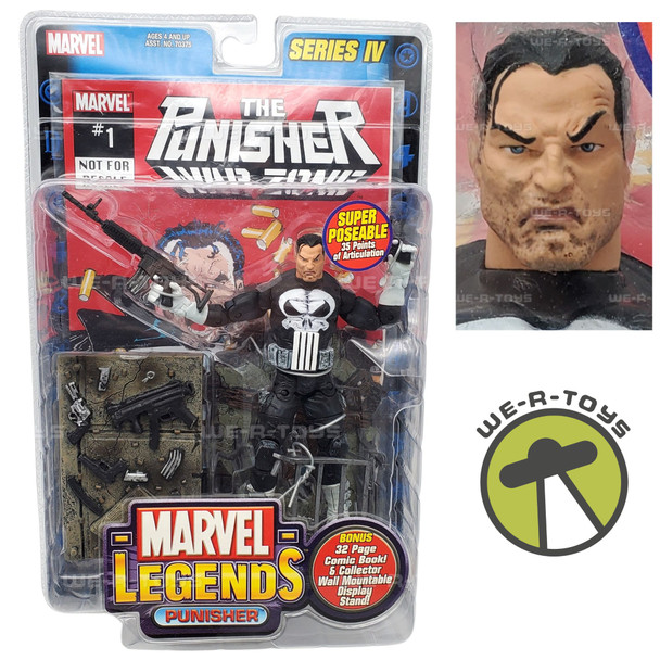 Marvel Legends Punisher Action Figure Series IV 2003 Toy Biz 70375 NEW