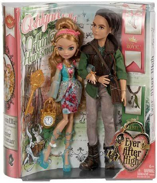 Ever After High Ashlynn Ella and Hunter Huntsman Doll Set 2013 Mattel #BBD48