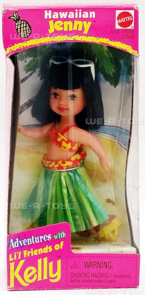 Hawaiian Jenny Adventures with Lil Friends of Kelly Barbie 1998 Mattel #20858