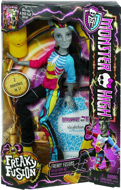 Monster High Freaky Fusion Neighthan Rot Doll 2013 Mattel #CPB33