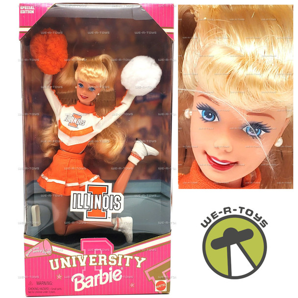 Barbie University of Illinois Doll Special Edition 17755 Mattel 1997
