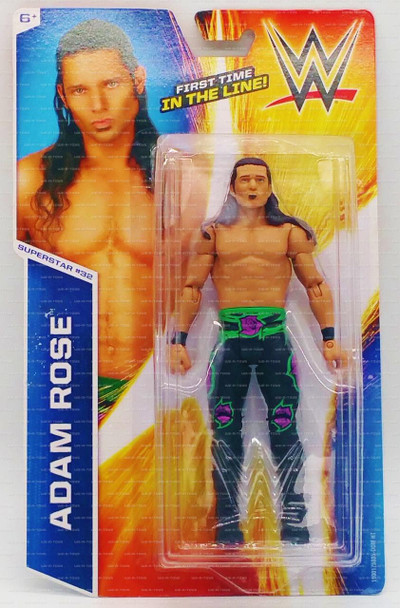 WWE Superstar #32 Adam Rose First Time in the Line CJB59 Mattel 2014 NRFP