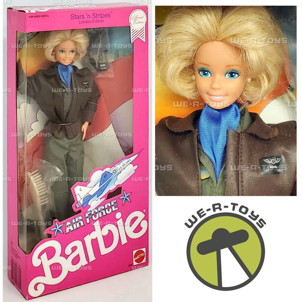 Barbie Air Force Stars n Stripes Limited Edition No. 3360 Mattel 1990 NRFB