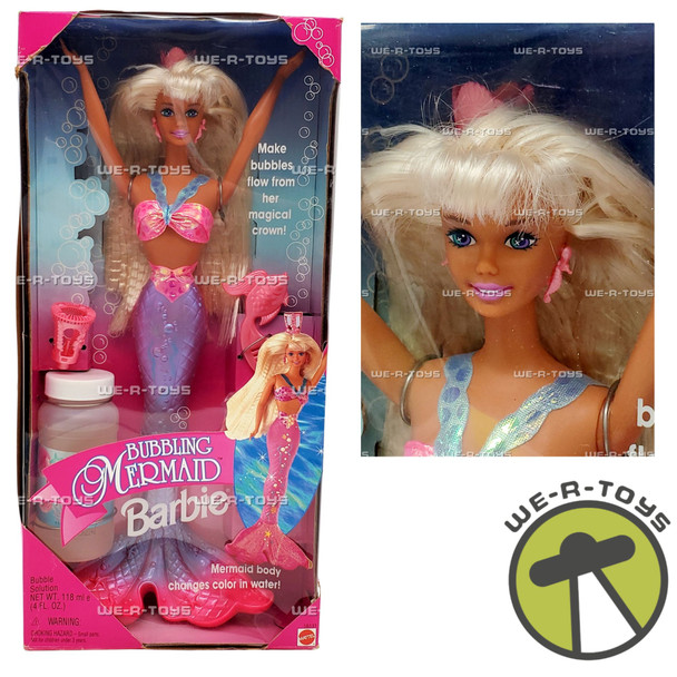 Bubbling Mermaid Barbie Doll 1996 Mattel No. 16131 NEW