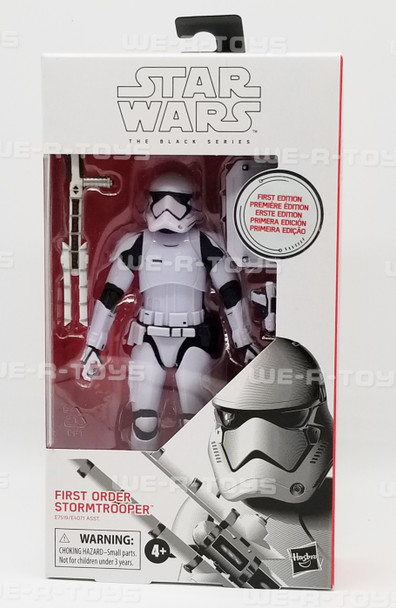 Star Wars The Black Series First Order Stormtrooper Action Figure 97 Hasbro NRFB