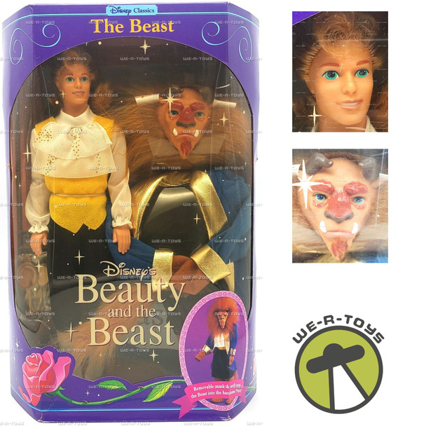 Disney Classics The Beast Doll Beauty and The Beast 1991 Mattel #2436