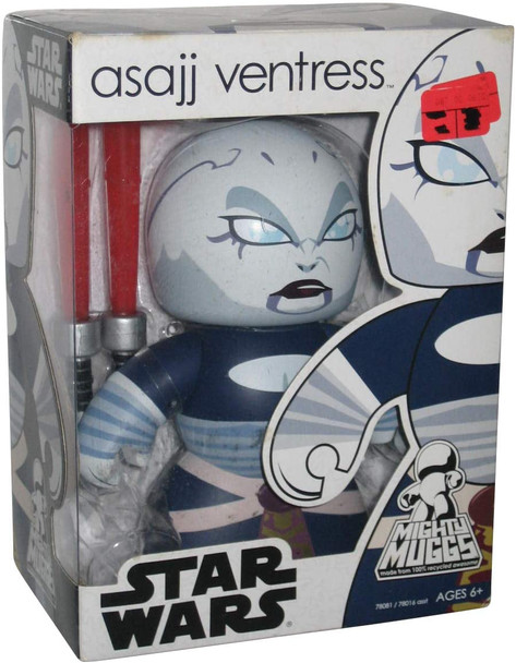 Star Wars Mighty Muggs Asajj Ventress Vinyl Action Figure Hasbro