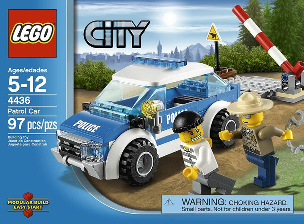 LEGO City Police Patrol Car 4436 97 Pcs