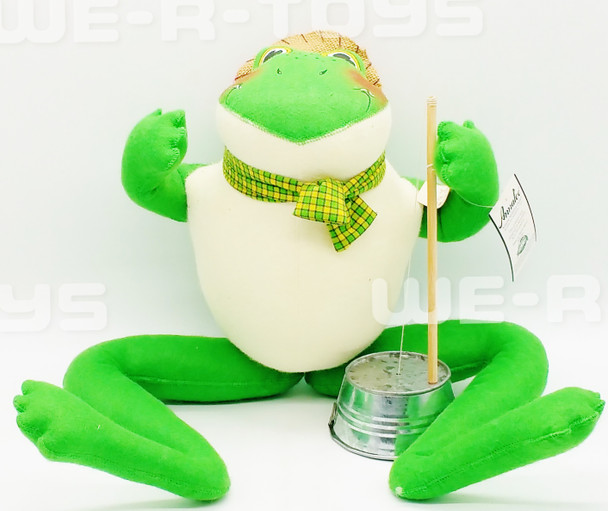 Annalee Mobilitee Country Frog Washtub Doll 10"