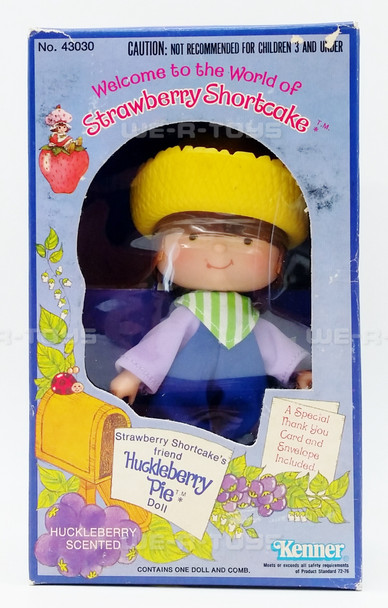 Strawberry Shortcake Huckleberry Pie 5" Doll 1980 Kenner No. 43030 NEW