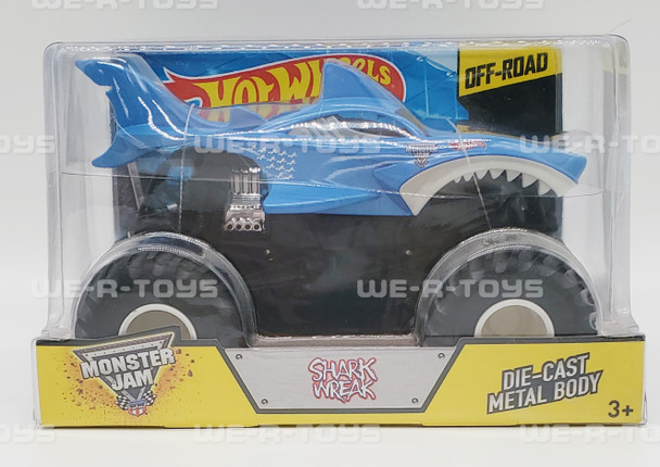 Hot Wheels Monster Jam Shark Wreck 2013 Mattel Vehicle No CCB02 NRFB
