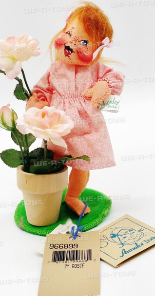 Annalee Mobilitee Dolls 2000 Rosie 7 Wired Doll With Flower Pot No 966899 MINT