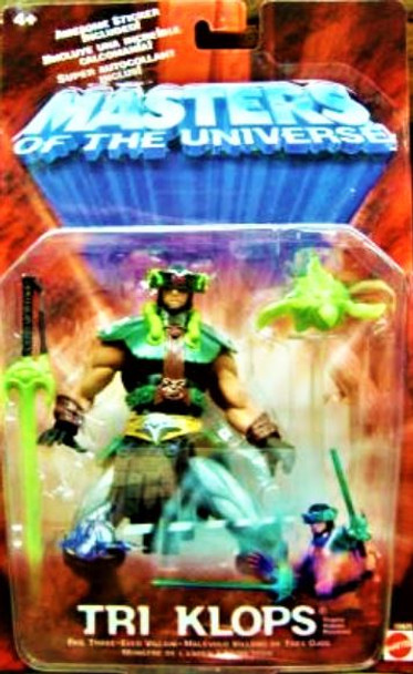 Masters of the Universe Tri Klops 6" Action Figure MOTU 2002 Mattel 55625