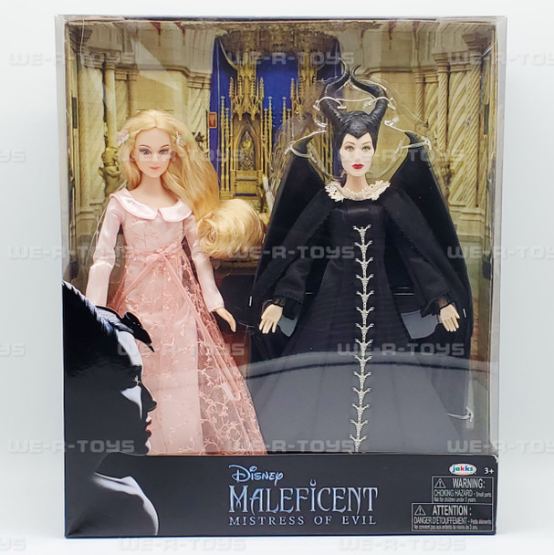 Disney Aurora & Maleficent 2 Mistress of Evil Dolls 2019 Jakks Pacific NRFB