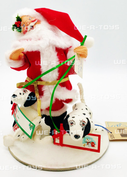 Annalee Mobilitee Dolls 1996 Woodland Santa and Reindeer 10 Wired Doll No 5392