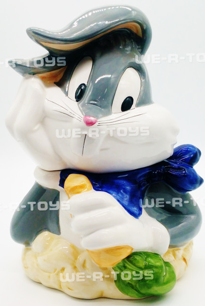 Looney Tunes 1993 Bugs Bunny Ceramic Cookie Jar Warner Bros.