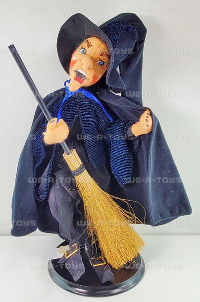 Annalee Mobilitee Dolls 23 Witch Blue Sparkle Wired Doll Halloween No 332905